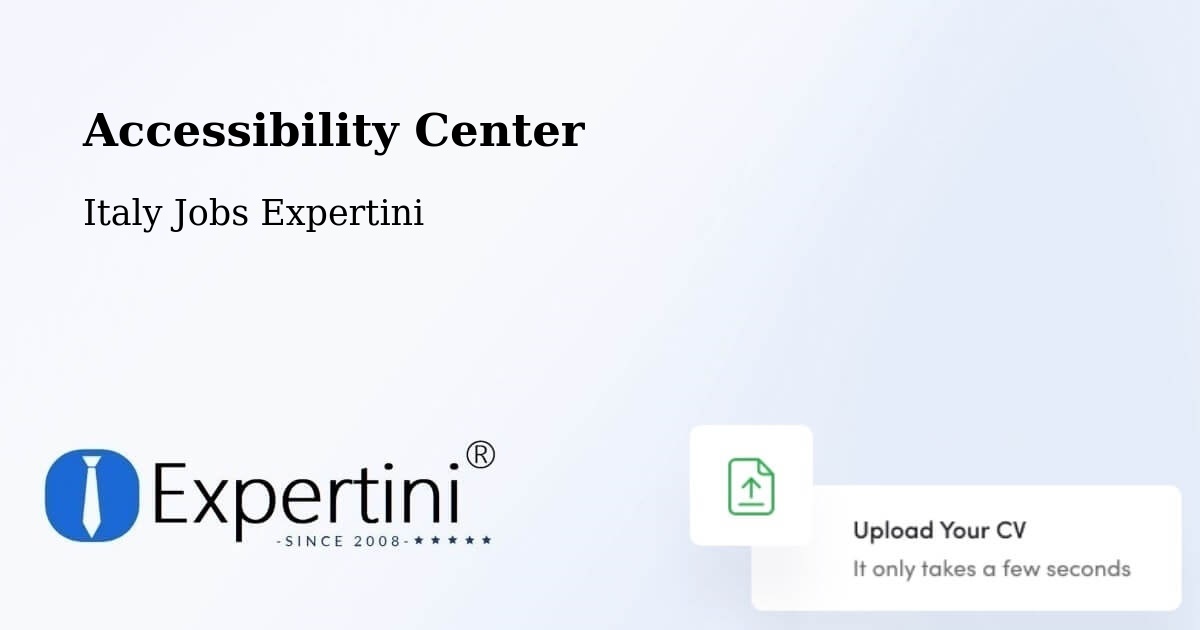 Accessibility Statement – Sondrio - Italy Jobs Expertini